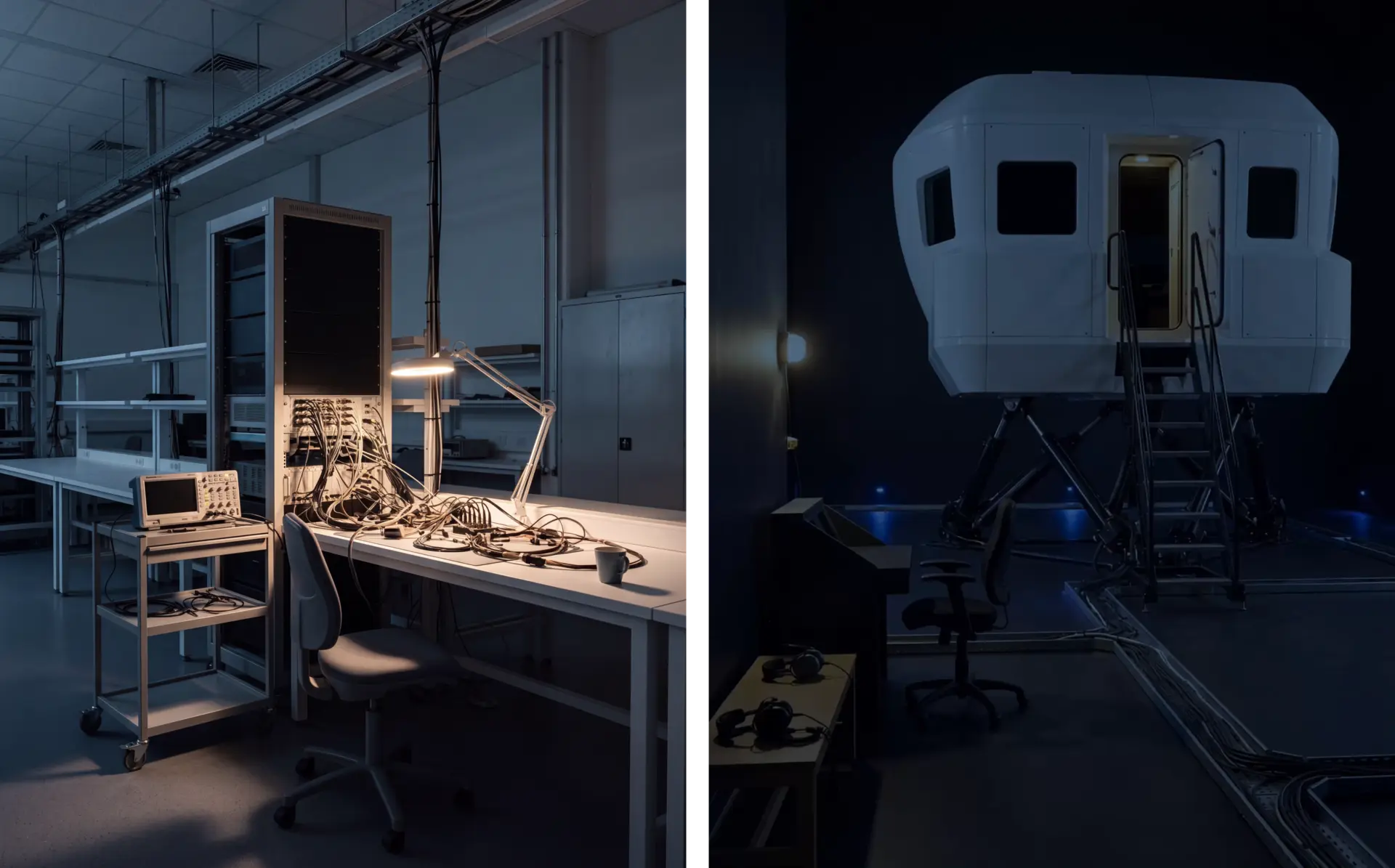 Workspace and simulator interface
